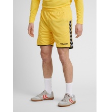 hummel Sports Shorts hmlAUTHENTIC Poly Shorts (light jersey fabric, without side pockets) short yellow/black Men