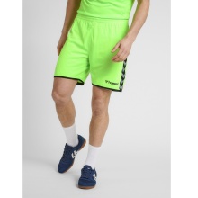 hummel Sports Shorts hmlAUTHENTIC Poly Shorts (light jersey fabric, without side pockets) short neon green Men