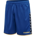 hummel Sports Shorts hmlAUTHENTIC Poly Shorts (light jersey fabric, without side pockets) short blue/yellow Men