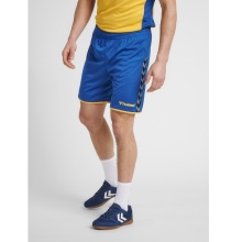 hummel Sports Shorts hmlAUTHENTIC Poly Shorts (light jersey fabric, without side pockets) short blue/yellow Men