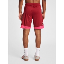 hummel Sports Shorts hmlLEAD Poly Shorts (Mesh Fabric) Short bordeaux/pink Men