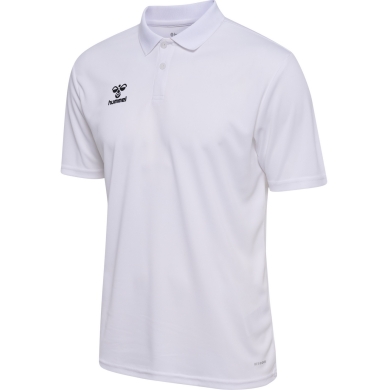 hummel Sport Polo hmlESSENTIAL (100% recycled Polyester) Short Sleeve white Men