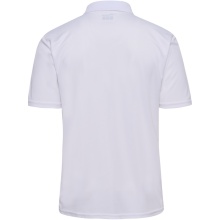 hummel Sport Polo hmlESSENTIAL (100% recycled Polyester) Short Sleeve white Men