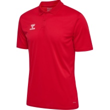 hummel Sport Polo hmlESSENTIAL (100% recycled Polyester) Short Sleeve red Men