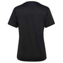 hummel Sports Shirt hmlESSENTIAL (100% recycled Polyester) Short Sleeve Black Ladies