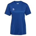 hummel Sports Shirt hmlESSENTIAL (100% recycled Polyester) Short Sleeve Dark Blue Ladies