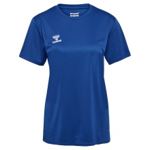 hummel Sports Shirt hmlESSENTIAL (100% recycled Polyester) Short Sleeve Dark Blue Ladies