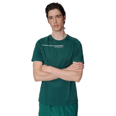 Hummel Sport T-shirt hmlCOURT Light Weight (breathable, quick-drying) dark green men's