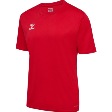 hummel Sports T-shirt hmlESSENTIAL (100% recycled Polyester) Short Sleeve Red Kids