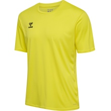 hummel Sport T-shirt hmlESSENTIAL (100% recycled Polyester) Short Sleeve Yellow Kids