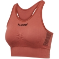 hummel Sport-Bra Seamless Round Neck seamless (quick-drying, lightweight) brown Women