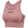 hummel Sport-Bra Seamless Round Neck Seamless (quick-drying, lightweight) pink Women