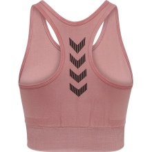 hummel Sport-Bra Seamless Round Neck Seamless (quick-drying, lightweight) pink Women