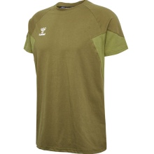 hummel Sport/Leisure T-shirt hmlTRAVEL (elastic jersey fabric) Short sleeve olive green Men