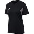 Hummel Sport Shirt hmlAUTHENTIC CO (100% Cotton) Short Sleeve Black Ladies