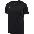 Hummel Sport T-shirt hmlAUTHENTIC Jersey (100% Polyester) Short Sleeve Black Men's