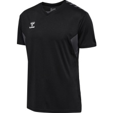 Hummel Sport T-shirt hmlAUTHENTIC Jersey (100% Polyester) Short Sleeve Black Men's