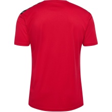 hummel Sport T-shirt hmlAUTHENTIC Jersey (100% Polyester) Short Sleeve Red Men's