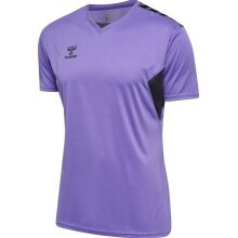 Hummel Sport T-shirt hmlAUTHENTIC Jersey (100% Polyester) Short Sleeve Purple/Black Men's