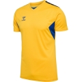 Hummel Sport T-shirt hmlAUTHENTIC Jersey (100% Polyester) Short Sleeve Yellow/Blue Men's