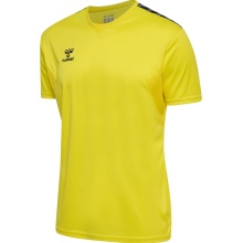 Hummel Sport T-shirt hmlAUTHENTIC Jersey (100% Polyester) Short Sleeve Yellow Men