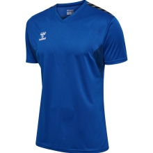 Hummel Sport T-shirt hmlAUTHENTIC Jersey (100% Polyester) Short Sleeve Dark Blue Men's