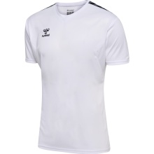 Hummel Sport T-shirt hmlAUTHENTIC Jersey (100% Polyester) Short Sleeve white/black Men's