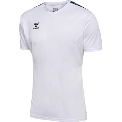 Hummel Sport T-shirt hmlAUTHENTIC Jersey (100% Polyester) Short Sleeve white/black Men's