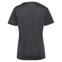 Hummel Sports Shirt hmlAUTHENTIC Jersey (100% Polyester) Short Sleeve Asphalt Grey Ladies