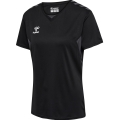 Hummel Sports Shirt hmlAUTHENTIC Jersey (100% Polyester) Short Sleeve Black Ladies