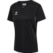 Hummel Sports Shirt hmlAUTHENTIC Jersey (100% Polyester) Short Sleeve Black Ladies