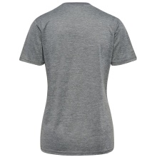 Hummel Sports Shirt hmlAUTHENTIC Jersey (100% Polyester) Short Sleeve Grey Ladies