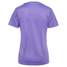 Hummel Sports Shirt hmlAUTHENTIC Jersey (100% Polyester) Short Sleeve Purple/Black Ladies