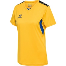 Hummel Sports Shirt hmlAUTHENTIC Jersey (100% Polyester) Short Sleeve Yellow/Blue Ladies