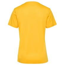 Hummel Sports Shirt hmlAUTHENTIC Jersey (100% Polyester) Short Sleeve Yellow/Blue Ladies