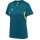 Hummel Sports Shirt hmlAUTHENTIC Jersey (100% Polyester) Short Sleeve Coral Blue/Lime Green Ladies