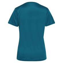 Hummel Sports Shirt hmlAUTHENTIC Jersey (100% Polyester) Short Sleeve Coral Blue/Lime Green Ladies