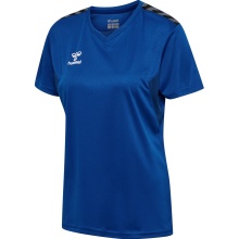 Hummel Sports Shirt hmlAUTHENTIC Jersey (100% Polyester) Short Sleeve Dark Blue Ladies