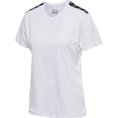 Hummel Sports Shirt hmlAUTHENTIC Jersey (100% Polyester) Short Sleeve White Ladies