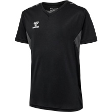 Hummel Sport T-shirt hmlAUTHENTIC Jersey (100% Polyester) Short Sleeve Black Kids