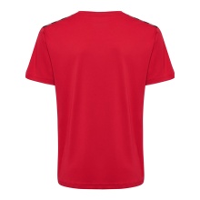 Hummel Sport T-shirt hmlAUTHENTIC Jersey (100% Polyester) Short Sleeve Red Kids