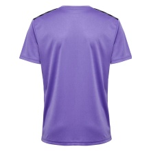 Hummel Sport T-shirt hmlAUTHENTIC Jersey (100% Polyester) Short Sleeve Purple/Black Children