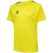 Hummel Sport T-shirt hmlAUTHENTIC Jersey (100% Polyester) Short Sleeve Yellow Kids