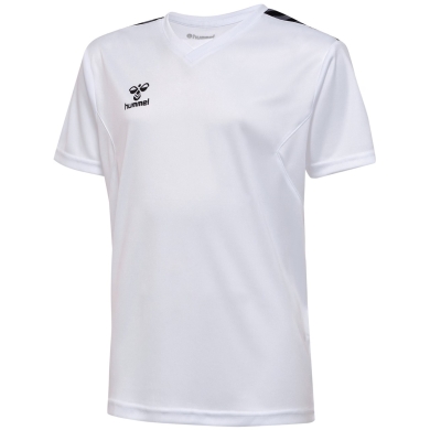 Hummel Sport T-shirt hmlAUTHENTIC Jersey (100% Polyester) Short Sleeve white/black Children