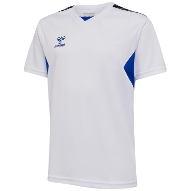 Hummel Sport T-shirt hmlAUTHENTIC Jersey (100% Polyester) Short Sleeve white/blue Children