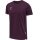 hummel Sport T-shirt hmlMOVE Grid Cotton (100% Cotton) Short Sleeve Burgundy Men