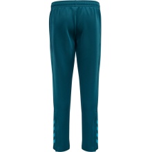 hummel Sports Pants hmlCORE XK Poly Pants (Polyester Sweat fabric, with zip pockets) Long coral blue Children