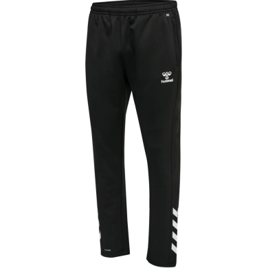 hummel Sports Trousers hmlCORE XK Poly Pants (Polyester Sweat Fabric, with Zipper Pockets) Long Black Men