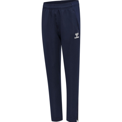 hummel Sports Trousers hmlLEAD Poly Pants (Side Pockets, Stretch Sweat Fabric) Long Navy Blue Children