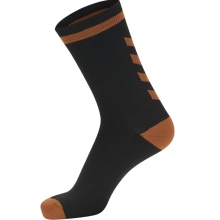 hummel Sportsocke Elite Indoor Low black/orange - 1 Pair